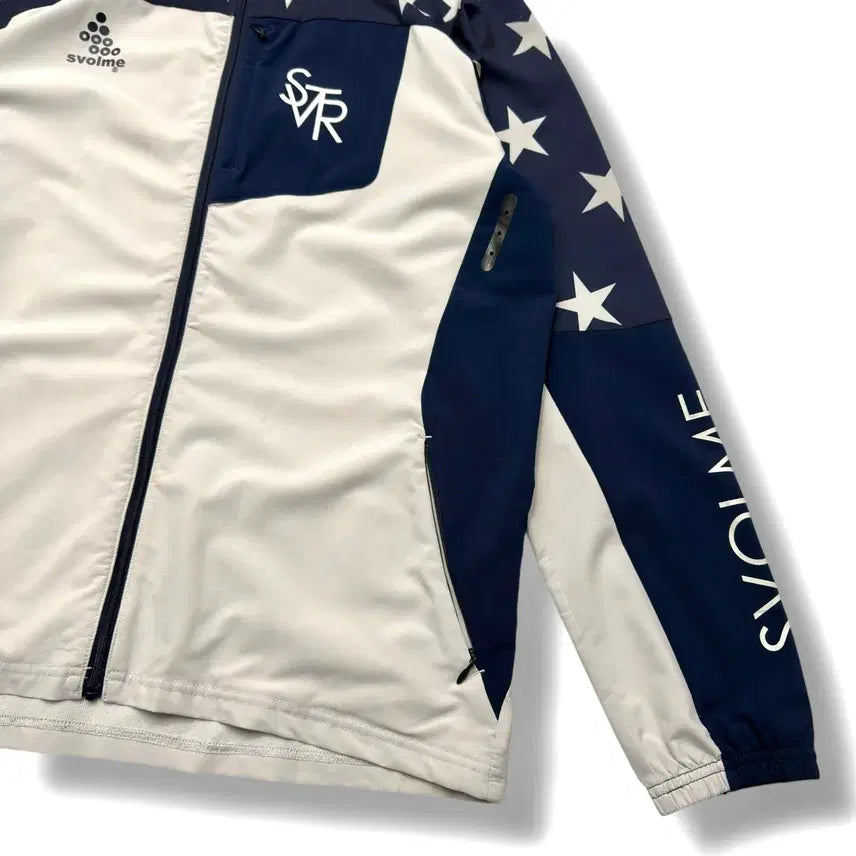 [BUNJANG] Svolme Star Pattern Training Windbreaker Jacket / Svolme 별 패턴 트레이닝 바람막이 자켓