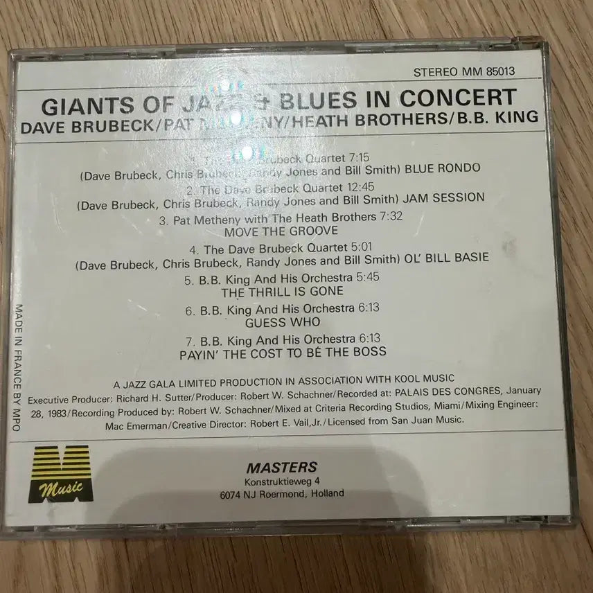 [BUNJANG] Dave Brubeck Jazz & Blues Live CD / Giants of jazz & blues CD- Dave Brubeck