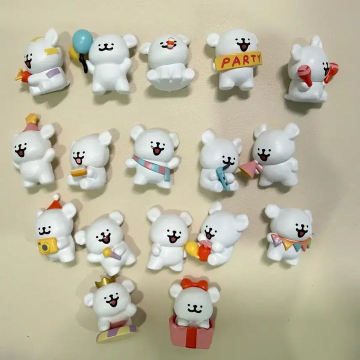 [BUNJANG] Maltese Mini Figurines Bundle Set / 해외직구 몰티즈 미니 피규어 일괄