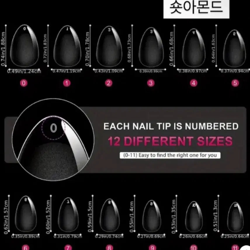 [BUNJANG] Rilakkuma Custom Handmade Nail Tips / 가로 리락쿠마 키치 수제네일팁