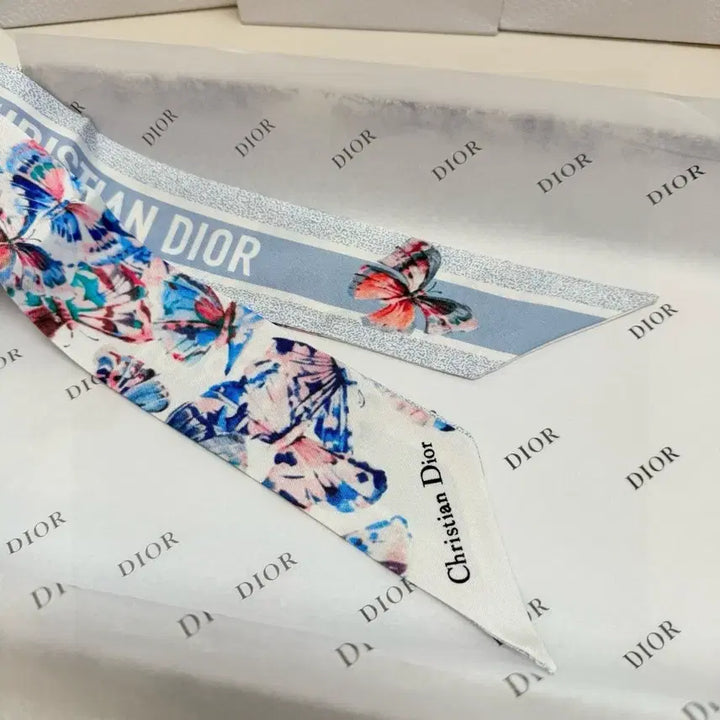 [BUNJANG] Dior Silk Twilly Scarf / 디올 실크 스카프
