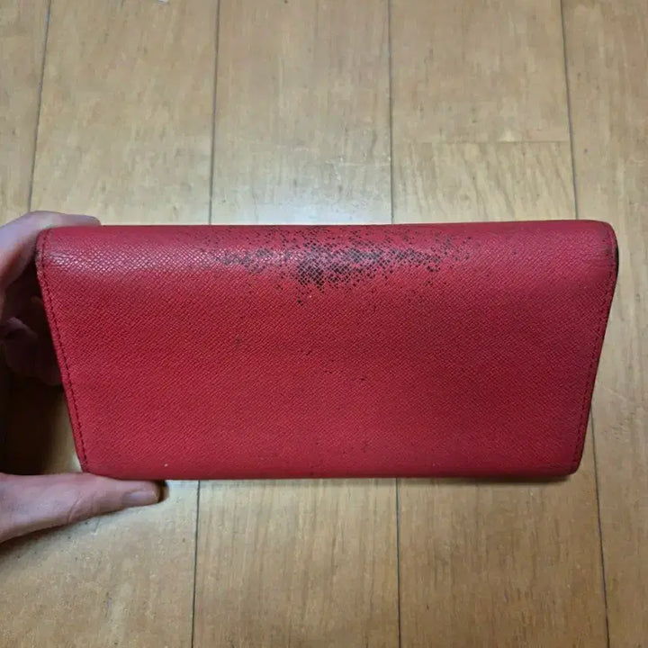 [BUNJANG] Daks Red Long Wallet / 닥스 레드 장지갑 (정품)