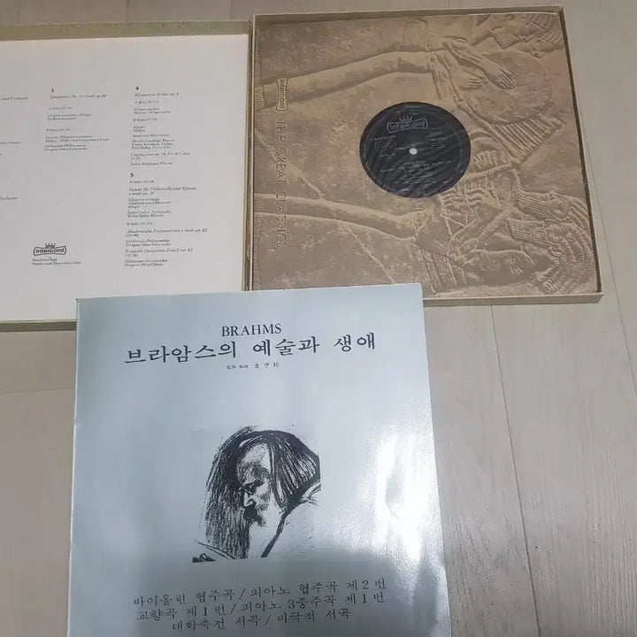 [BUNJANG] Brahms 5LP Vinyl Set / 브람스 5lp 클래식엘피 바이닐vinyl 교향곡 첼로소나타 피아노협주곡