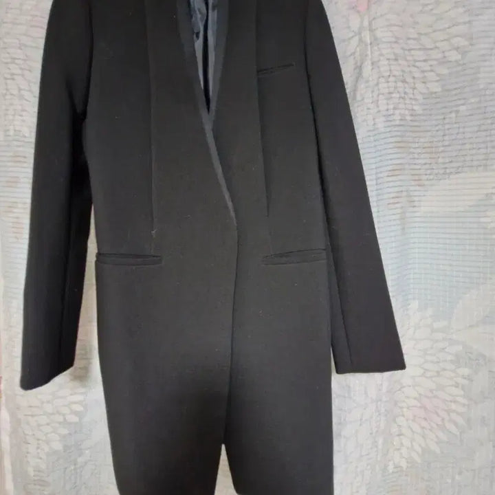 [BUNJANG] It MICHAA Black Long Jacket / 잇미샤 블랙 롱 자켓