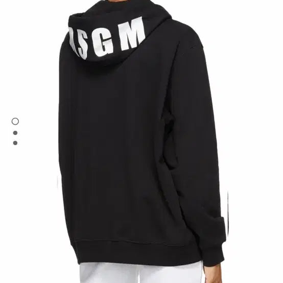 [BUNJANG] MSGM Black Hoodie / MSGM 블랙 후드티