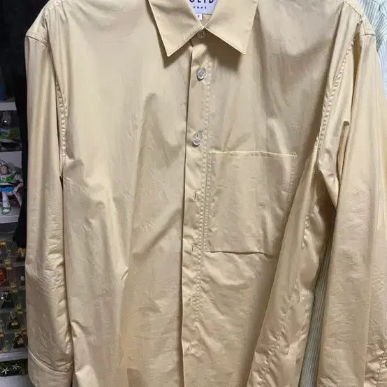 [BUNJANG] Solid Homme Logo Shirt / 솔리드옴므 셔츠