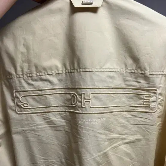 [BUNJANG] Solid Homme Logo Shirt / 솔리드옴므 셔츠