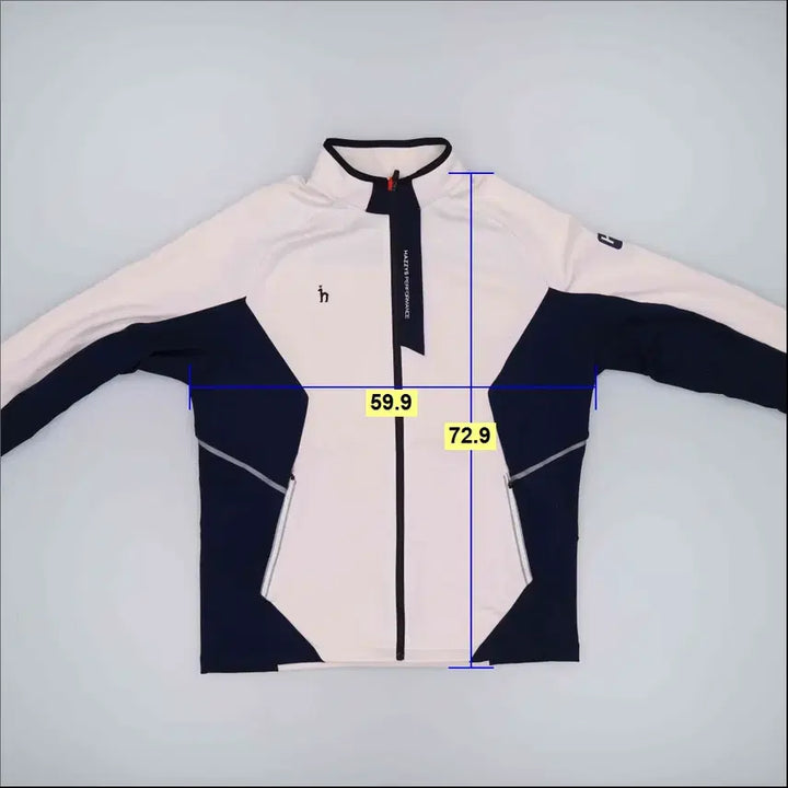 [BUNJANG] Hazzys Golf Jersey Zip-up Jacket / 110 헤지스 골프 져지 집업 자켓 0209H1