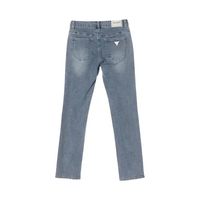 [BUNJANG] Guess Women's Cotton Blend Denim Pants / 게스 (WOMEN - L) 코튼 폴리 레이온 참 로고 데님 팬츠