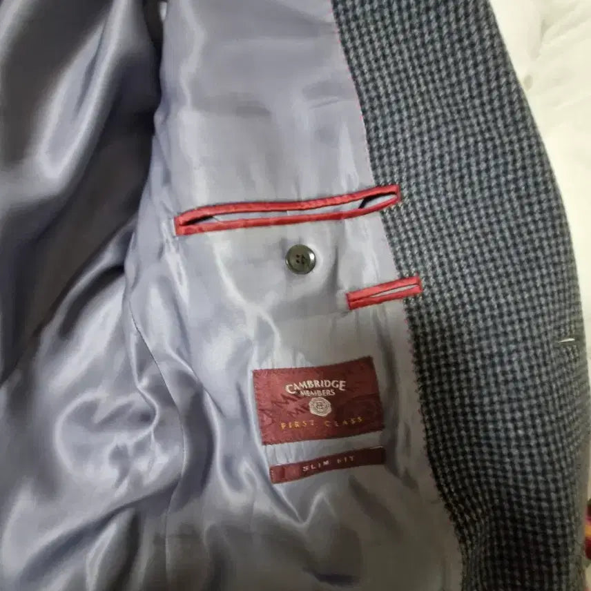 [BUNJANG] Cambridge Members Checkered Men's Jacket / 캠브리지 멤버스 체크무늬 남성 자켓