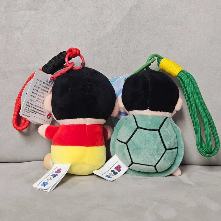 [BUNJANG] Crayon Shin-chan Crayon Shin-chan &amp; Turtle Shin-chan Keychain Doll Set / [2종일괄]짱구는 못말려 신짱구 거북이 짱구 키링 인형 세트