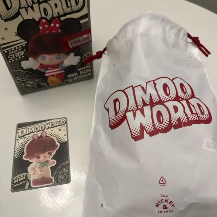 [BUNJANG] Popmart Dimoo World x Disney Chip and Dale Keyring / [정품] 팝마트 디무 월드 x 디즈니 시리즈 인형 키링 칩앤데일