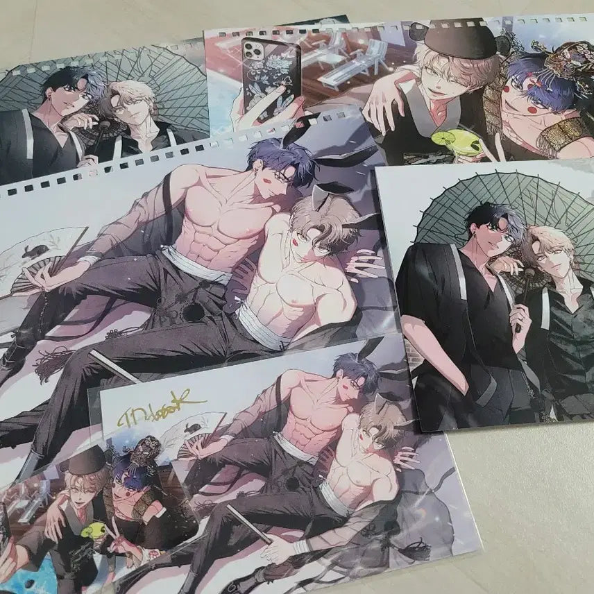 [SOLD OUT] 스케치 bl 달력 포카 엽서