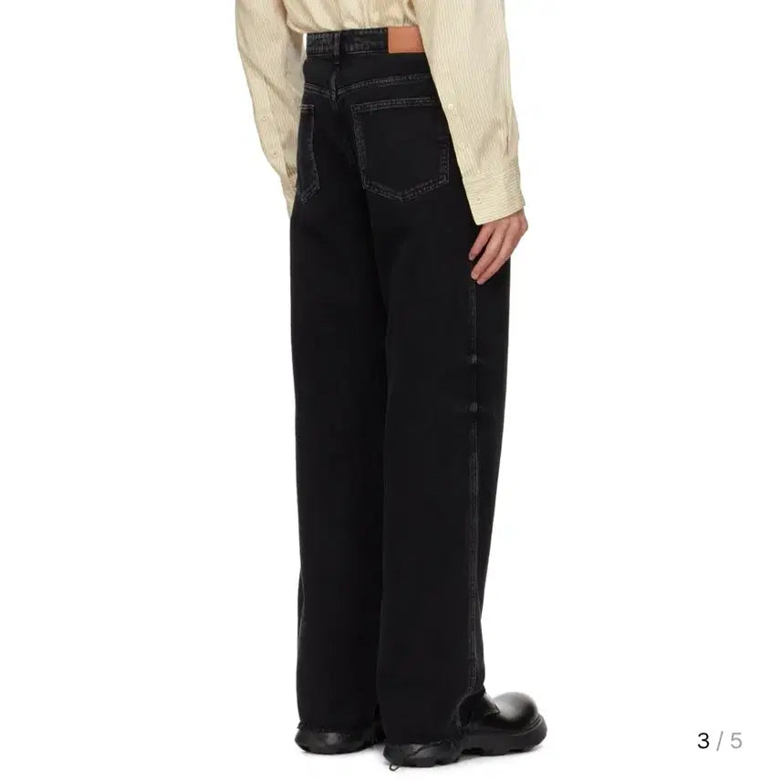 [BUNJANG] RECTO Black Denim Pants L / 렉토 흑청데님PT L 1회착용