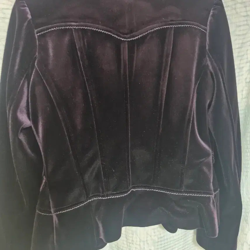 [BUNJANG] Purple Velvet Women's Jacket / 보라색 벨벳 여성 자켓