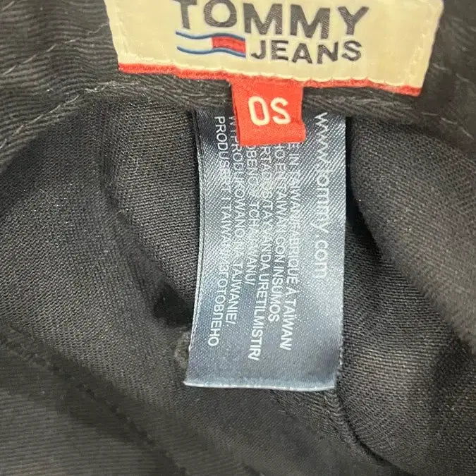 [BUNJANG] Tommy Hilfiger Black Ball Cap Hat / 타미힐피거 블랙 볼캡 모자