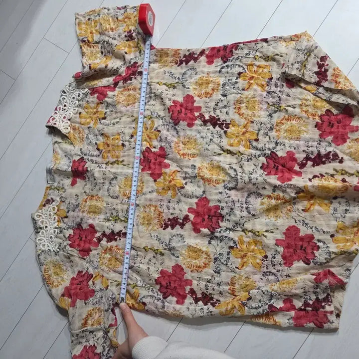 [BUNJANG] Floral Print Blouse / 블라우스 여름용 M-L