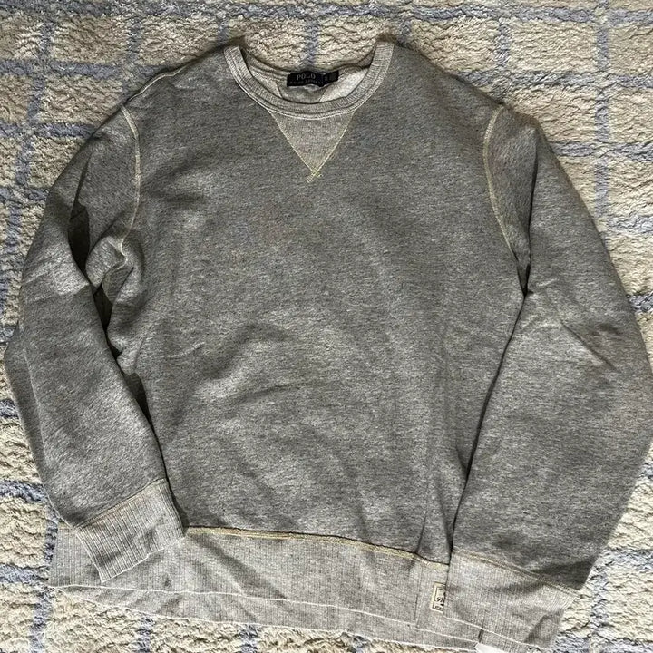 [BUNJANG] Polo Ralph Lauren Gray Sweatshirt XL / 폴로 랄프로렌 회색 스웻셔츠 맨투맨 티셔츠 XL RRL