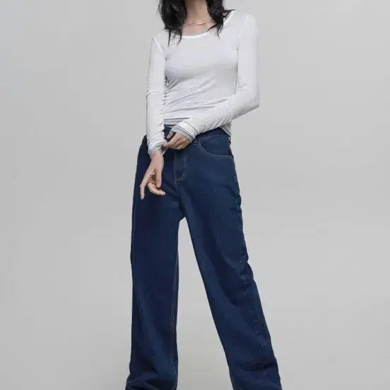 [BUNJANG] Chic's Denim Pants / 칙스 데님 팬츠
