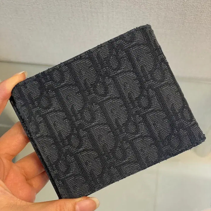 [BUNJANG] Dior Oblique Black Wallet / 디올 오블리크 블랙 반지갑