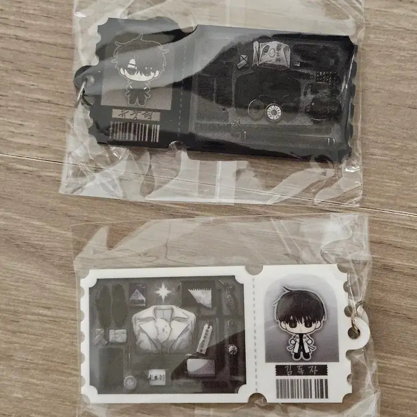 [BUNJANG] Kim Dokja Yoo Joonghyuk Midsummer Mystery Ticket Keychain / 중혁독자 중독 비공식 굿즈 전복 님 티켓 키링 유중혁 김독자