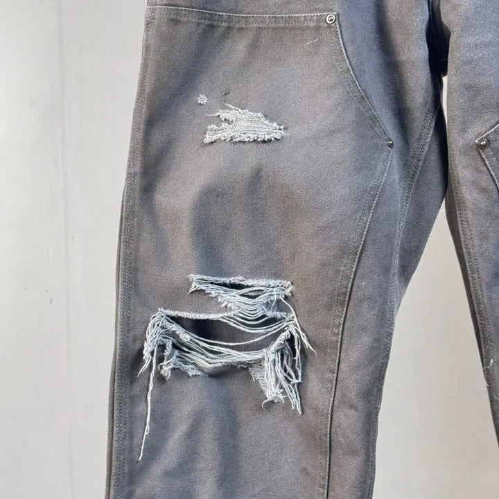 [BUNJANG] Kamiya Boro Painter Pants Gray (M) / (M) 카미야 덕 보로 페인터 팬츠 그레이