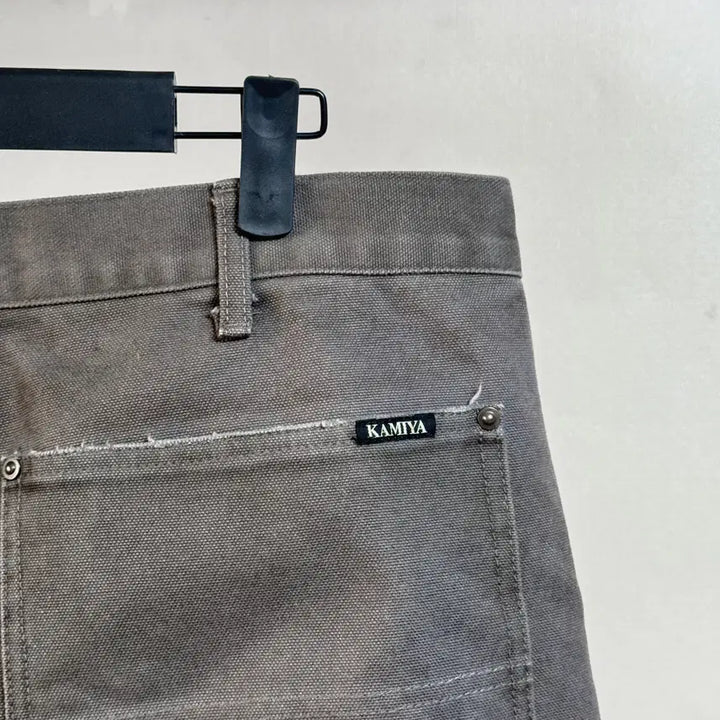[BUNJANG] Kamiya Boro Painter Pants Gray (M) / (M) 카미야 덕 보로 페인터 팬츠 그레이