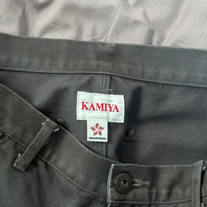 [BUNJANG] Kamiya Boro Painter Pants Gray (M) / (M) 카미야 덕 보로 페인터 팬츠 그레이