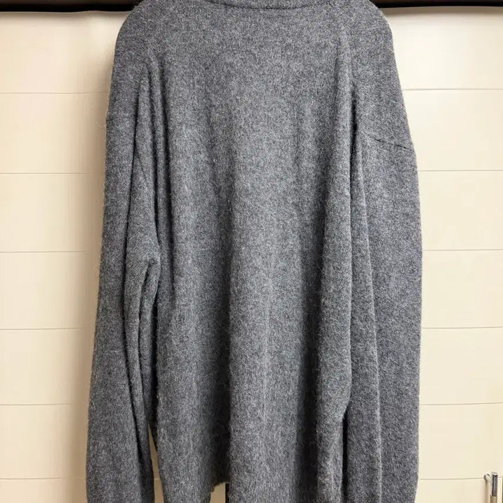 [BUNJANG] Brown Yard Alpaca Collar Cardigan Charcoal / 브라운야드 알파카 카라 가디건 차콜 5