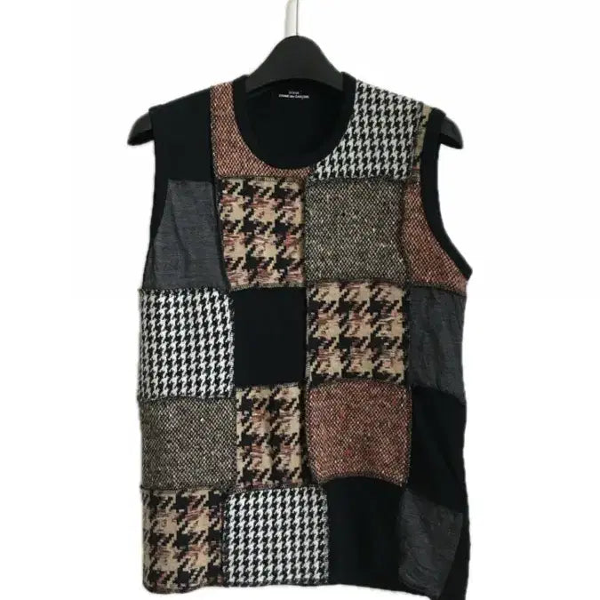 [BUNJANG] Comme des Garcons Tricot Patchwork Knit Vest / 꼼데가르송 트리콧 니트