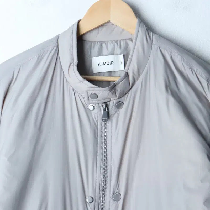 [BUNJANG] KIMUUR Light Gray Padded Jumper Jacket / (L-XL) 키뮤어 패딩 점퍼자켓 경량 라이트그레이 놈코어-17493