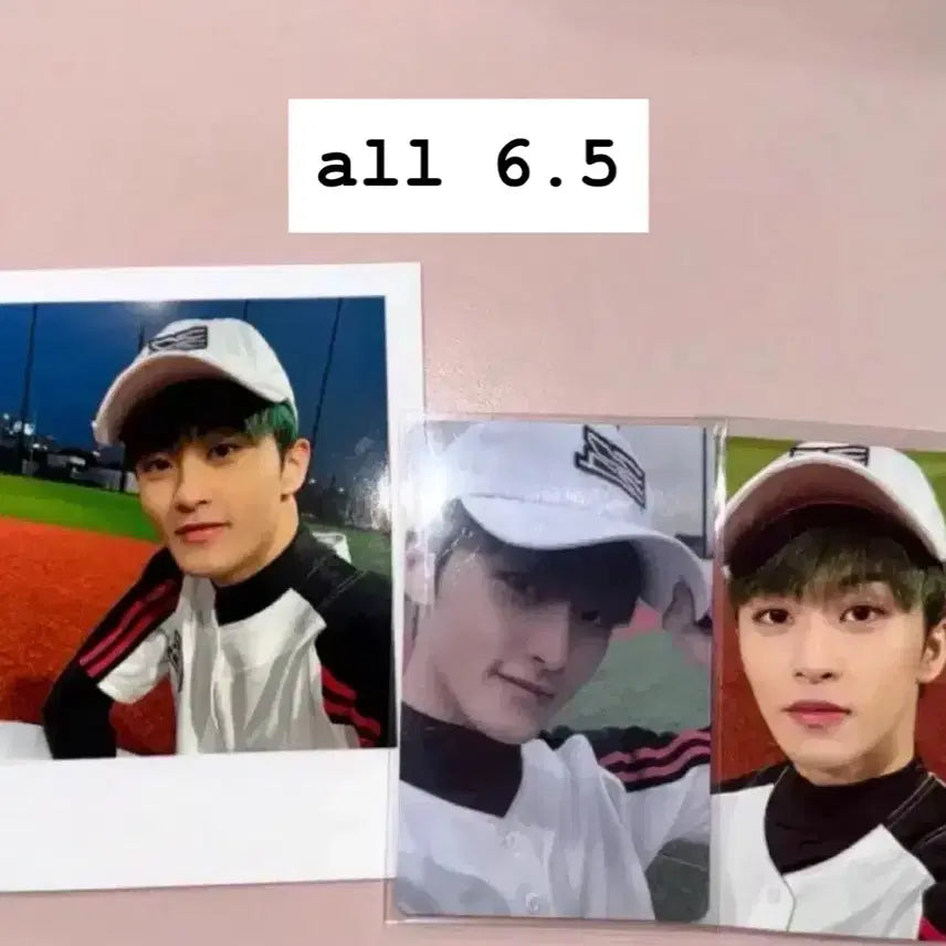 [BUNJANG] NCT Universe Baseball Uniform Mark Lucky Draw Photocard Bundle Set / 엔시티 유니버스 야구복 마크 당첨 폴라 럭드 포카 풀셋 양도