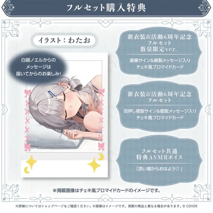 [BUNJANG] Hololive Shirogane Noel 6th Anniversary Set / 홀로라이브 시로가네 노엘 6주년 세트