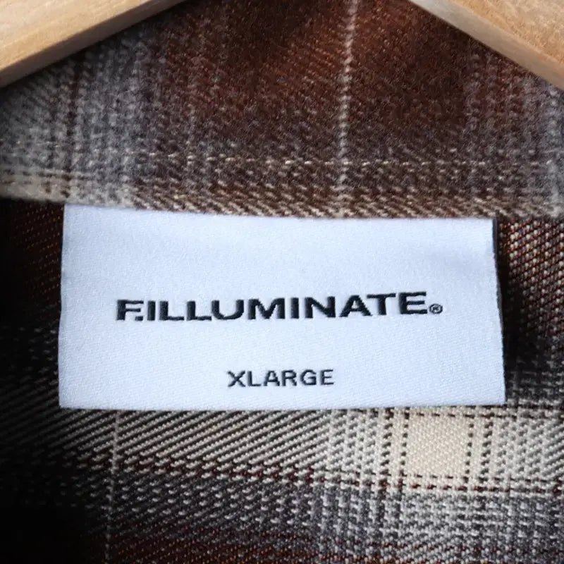 [BUNJANG] Filluminate Plaid Flannel Shirt / (XL-2XL) 필루미네이트 셔츠 남방 루즈핏 체크 플란넬-1749E