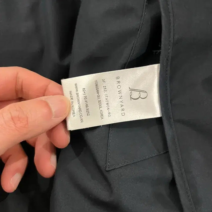 [BUNJANG] Brownyard Essential Light Parka Navy / 브라운야드 에센셜 라이트 파카 네이비 컬러