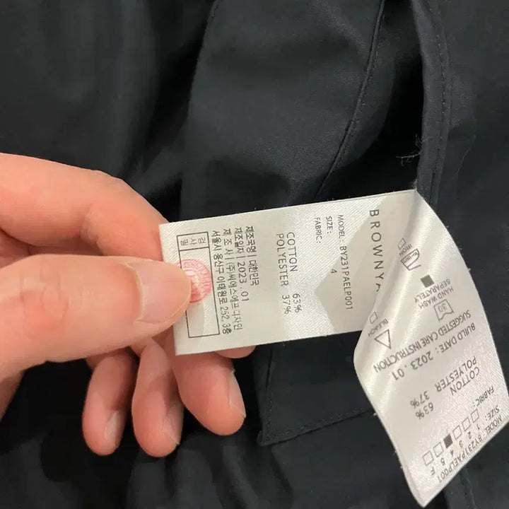 [BUNJANG] Brownyard Essential Light Parka Navy / 브라운야드 에센셜 라이트 파카 네이비 컬러