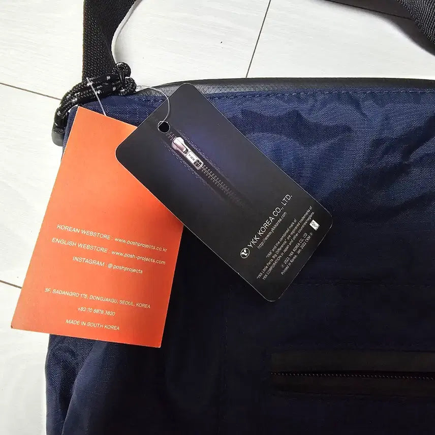 [BUNJANG] Posh Project F115 Go Out Crossbody Bag - Navy / 포쉬프로젝트 F115 고아웃 백 네이비