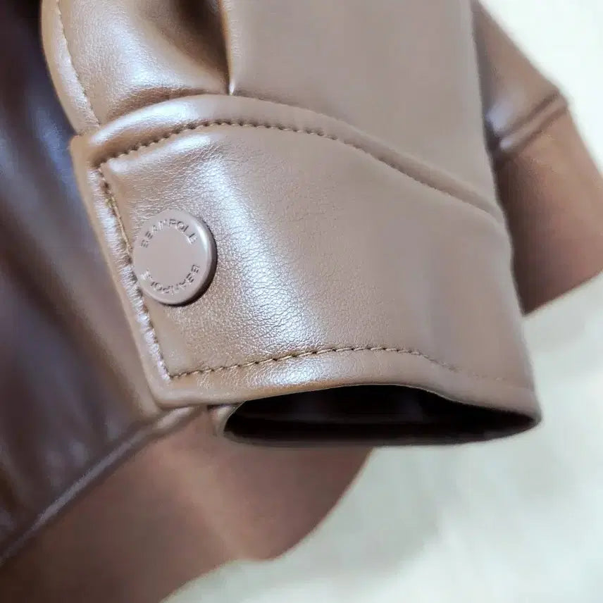 [BUNJANG] Beanpole Women's Leather Jacket / 빈폴 여성 레더자켓 55