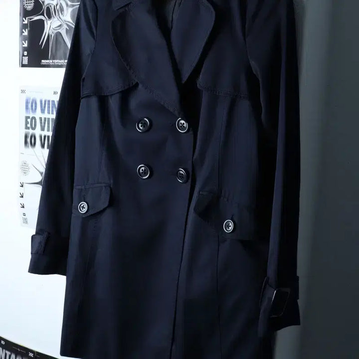 [BUNJANG] W(M) Forest Coat Jacket Double Navy / W(M) 숲 코트자켓 더블 네이비 단정-174A8