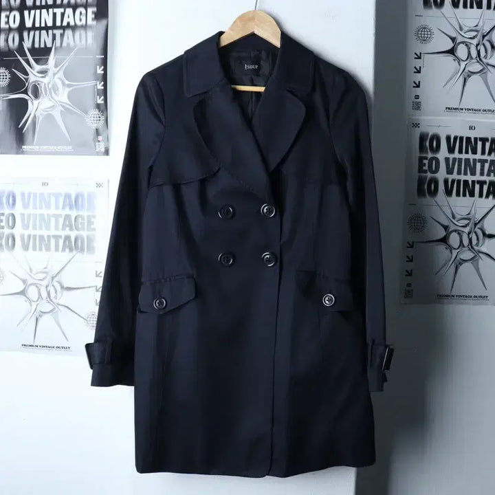 [BUNJANG] W(M) Forest Coat Jacket Double Navy / W(M) 숲 코트자켓 더블 네이비 단정-174A8
