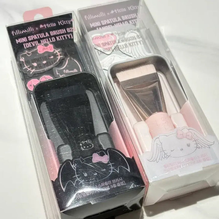 [BUNJANG] Fillimilli Hello Kitty Angel Devil Brush Set / 새상품 필리밀리 헬로키티 천사 악마 브러쉬