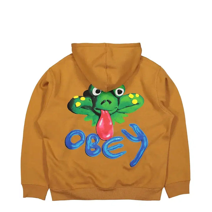 [BUNJANG] OBEY Frog Hoodie L Size / 오베이 프로그 후드티 새상품