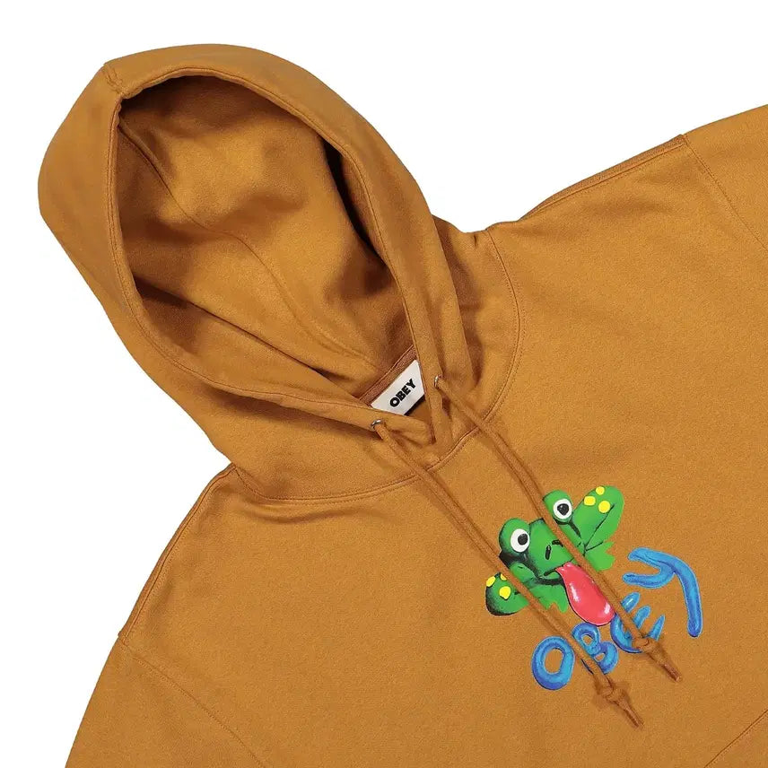 [BUNJANG] OBEY Frog Hoodie L Size / 오베이 프로그 후드티 새상품