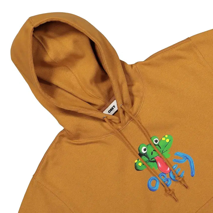 [BUNJANG] OBEY Frog Hoodie L Size / 오베이 프로그 후드티 새상품