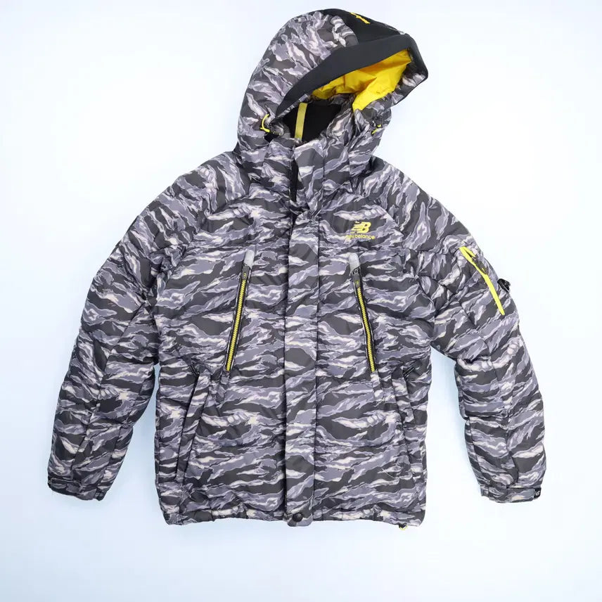 [BUNJANG] New Balance Camo Duck Down Padding Jacket / 100 뉴발란스 카모 덕패딩 0210H1