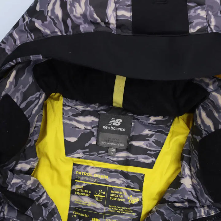 [BUNJANG] New Balance Camo Duck Down Padding Jacket / 100 뉴발란스 카모 덕패딩 0210H1