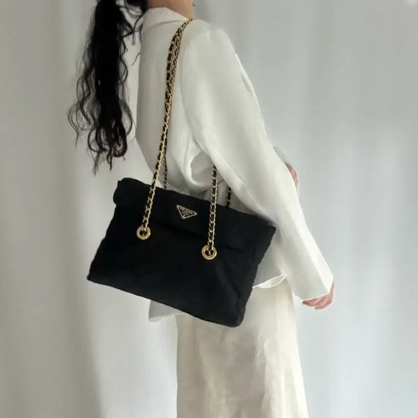 [BUNJANG] Prada Quilted Shoulder Bag / 프라다 퀄팅 숄더백 정품