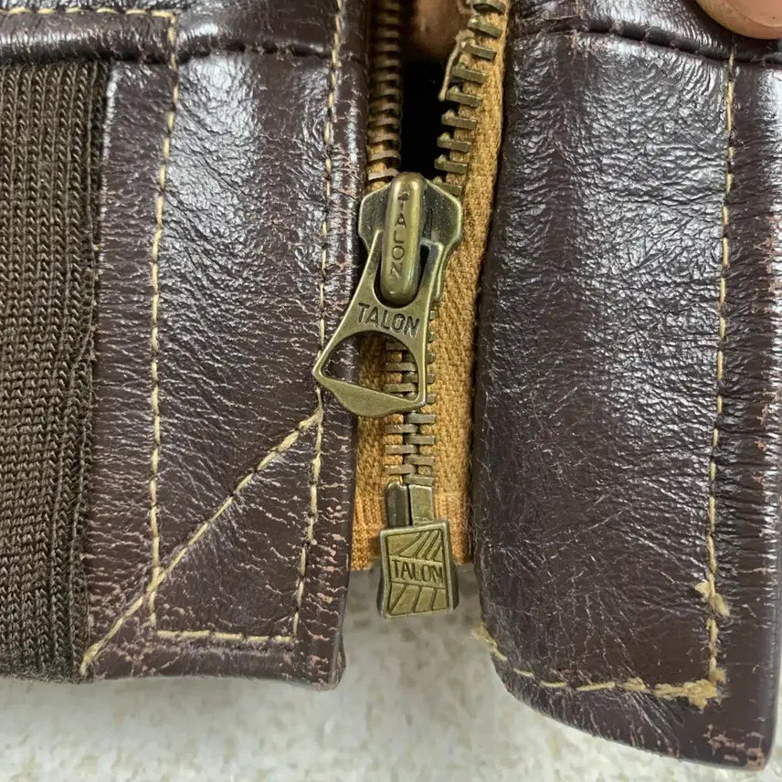 [BUNJANG] Nakada Shoten A-2 Leather Jacket / 나카타 쇼텐 밀리터리 복각 A-2 레더 자켓