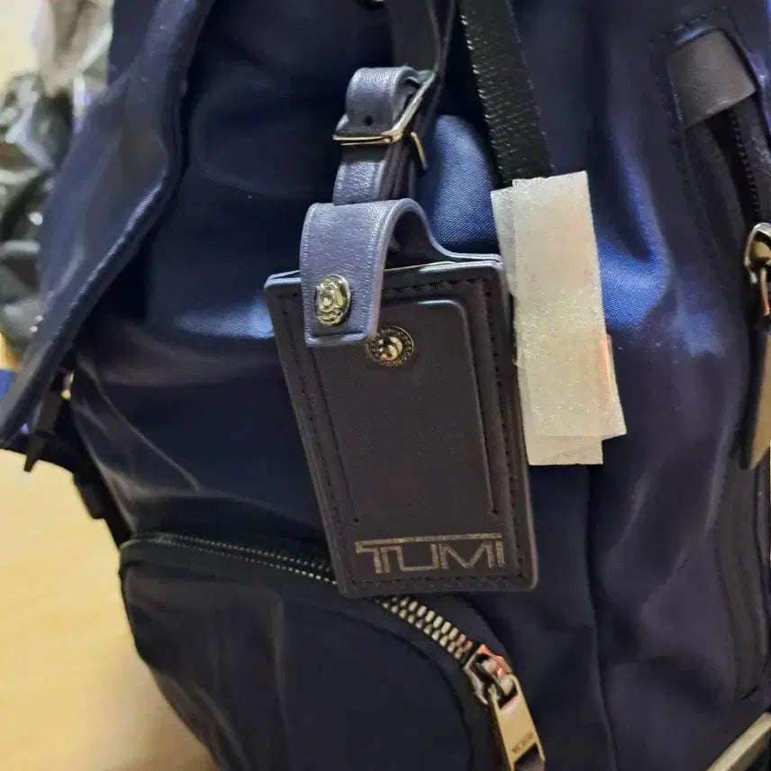 [BUNJANG] TUMI Style Blue Women's Backpack / TUMI 스타일 블루 여성백팩