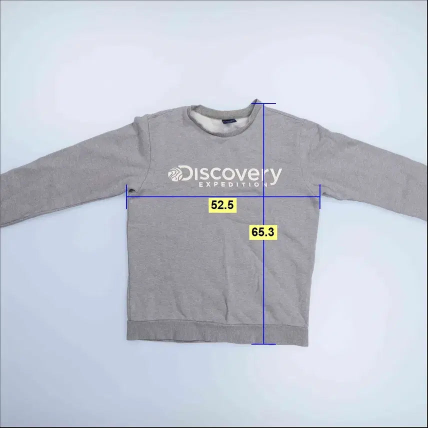 [BUNJANG] Discovery Fleece Sweatshirt / 100 디스커버리 기모 맨투맨 0210H1